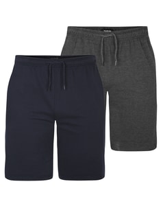 Bigdude Loopback Jogger Shorts Doppelpack Anthrazit/Marineblau